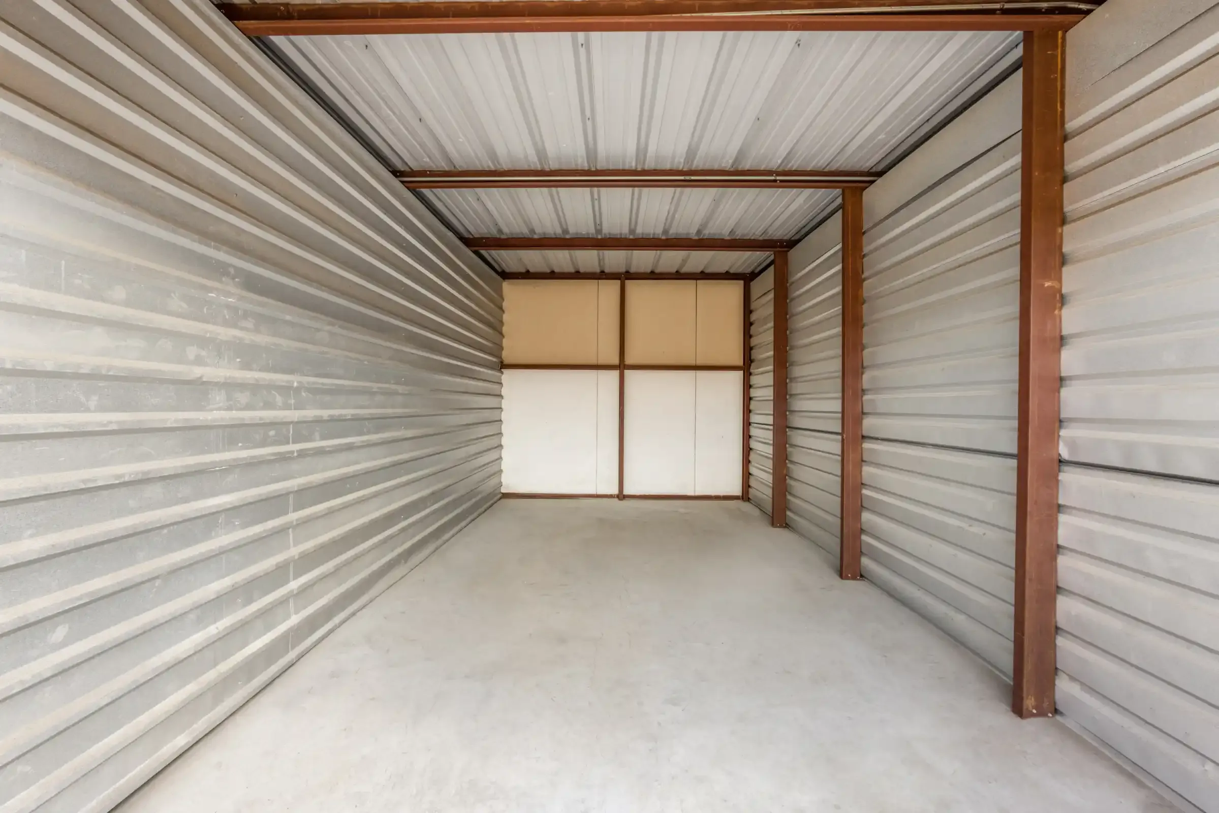inside storage unit