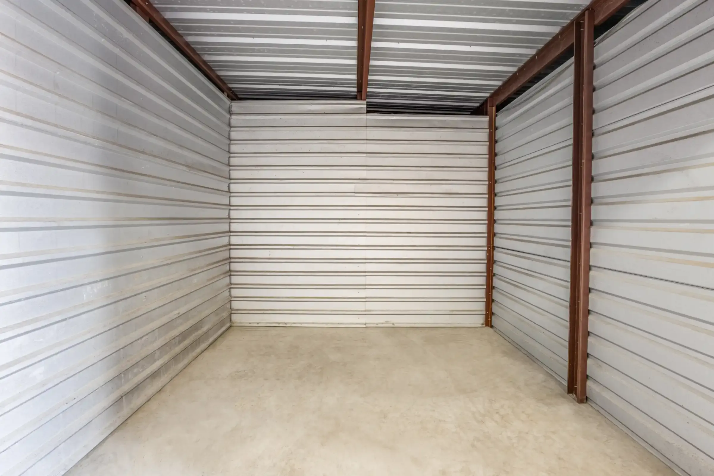 inside storage unit