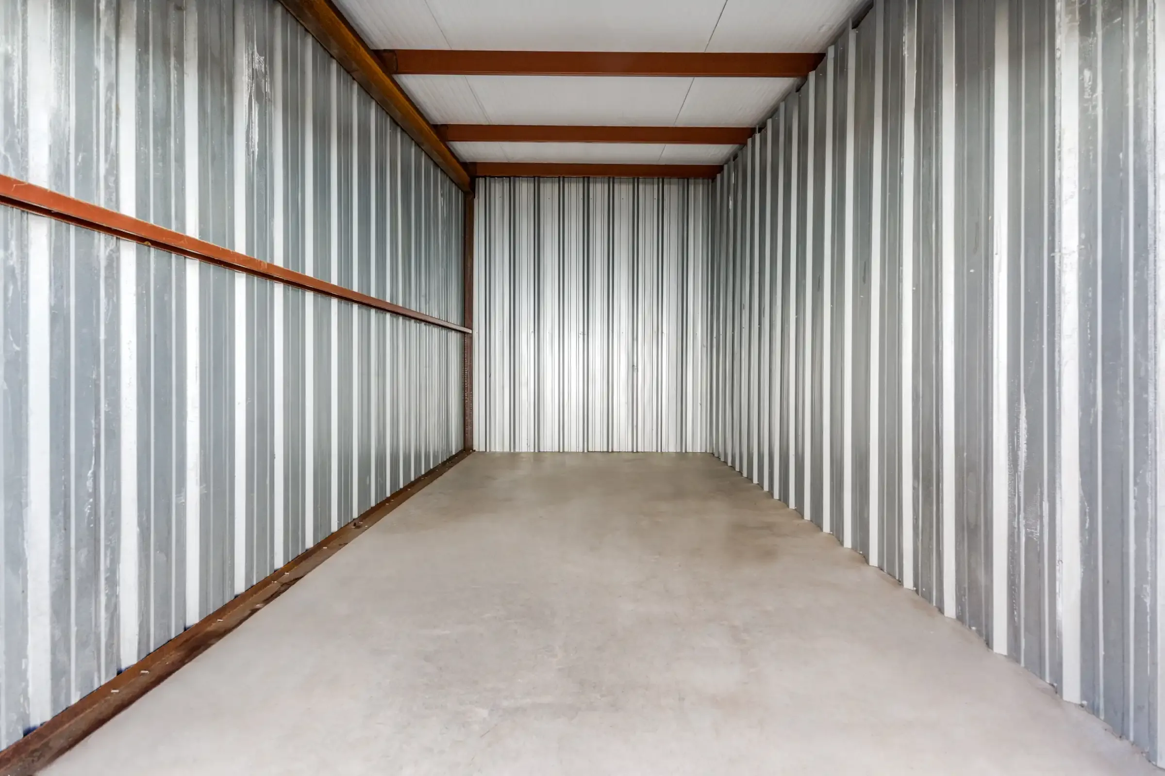 inside storage unit