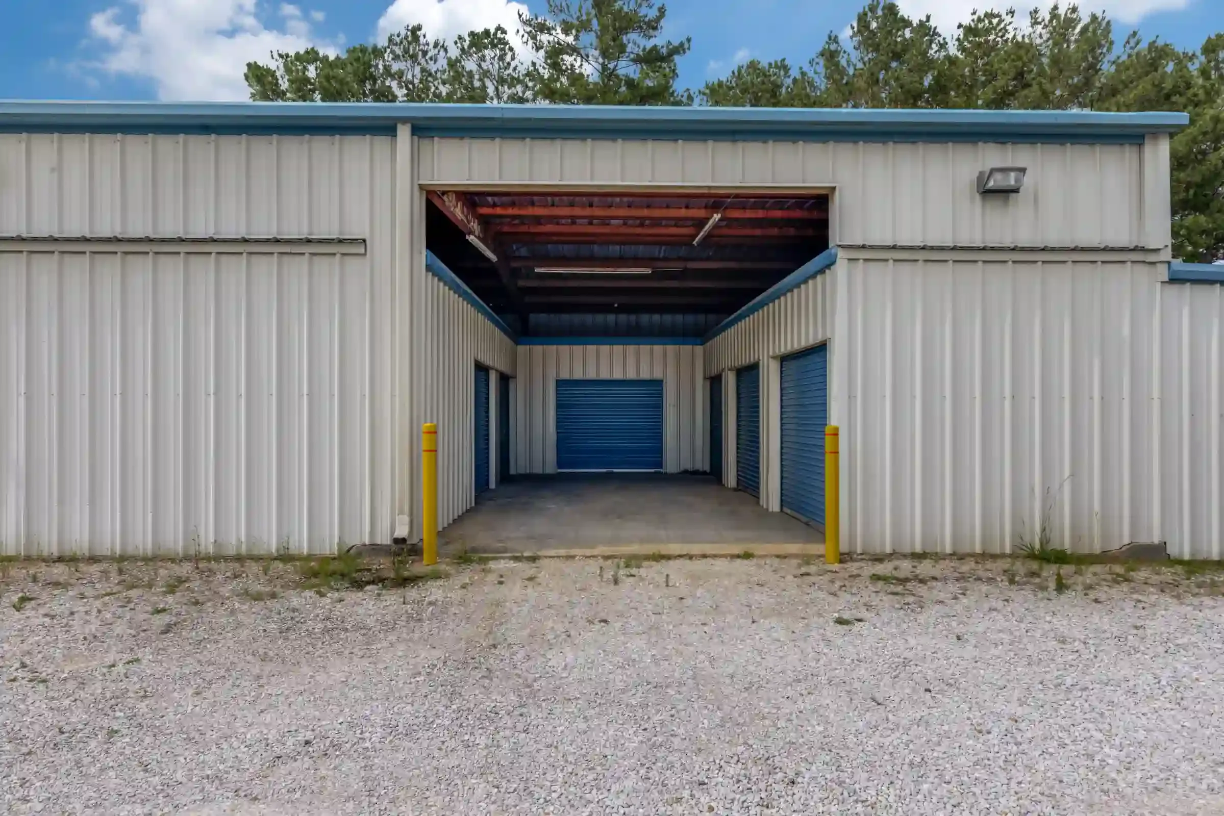 storage unit with drive up