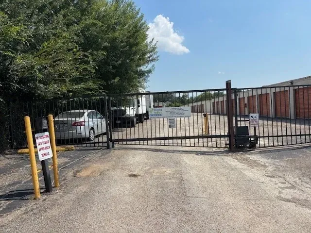 secure, gated entry Burke Self Storage