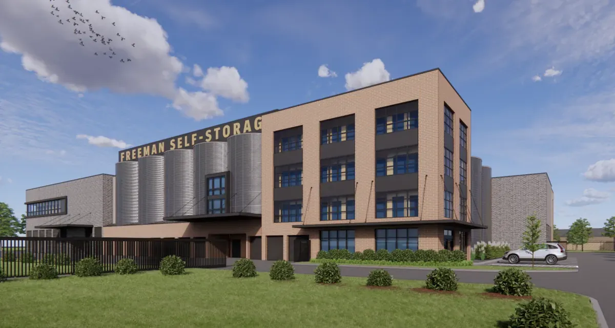 Freeman Self Storage rendering