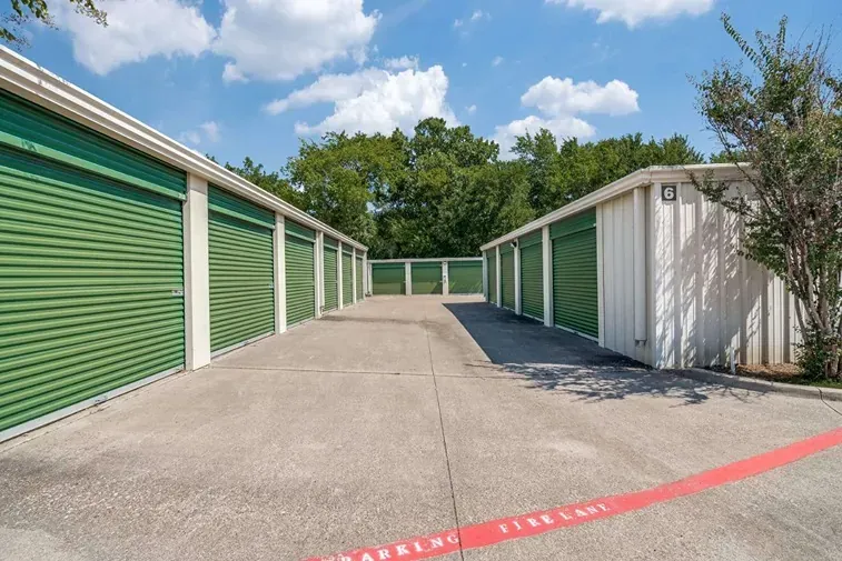 Right Move Storage - Wylie green doors to drive up storage units