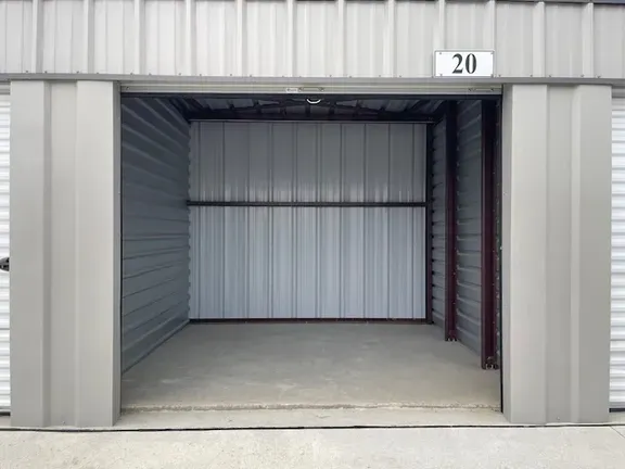 Open storge unit Christian Road Storage