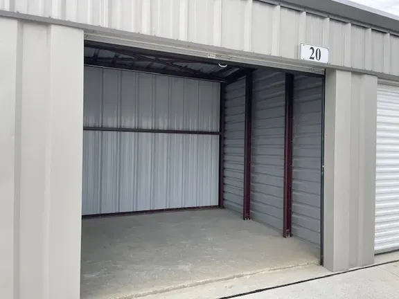 Open storage unit Christian Road Storage