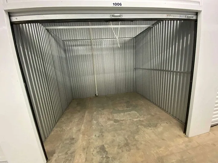 self storage rolled up door