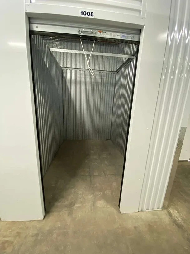 small opened storage unit