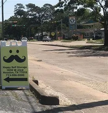 happy self storage sign