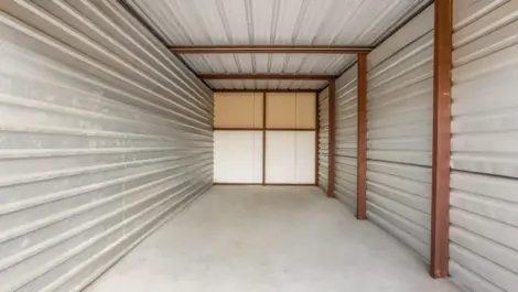 inside storage unit