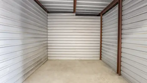 inside storage unit