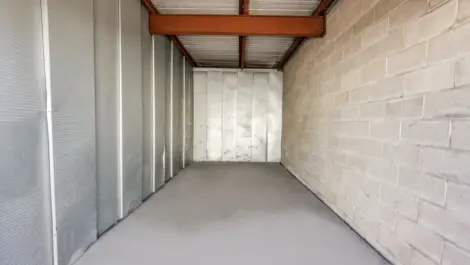 inside a storage unit