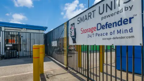 smart unit storage defender sign