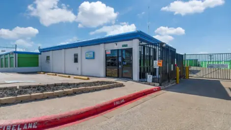 entryway to storage facility