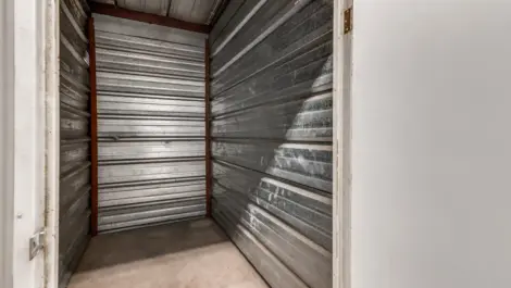 inside storage unit