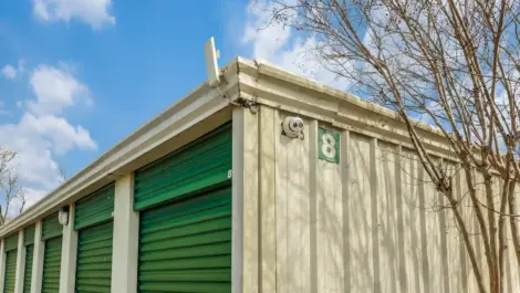 camera surveillance on storage unit