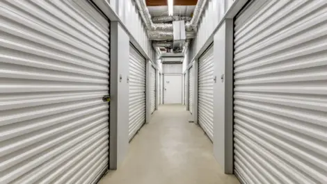 hallway inside a self storage