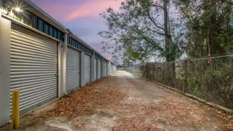 storage facility fenced