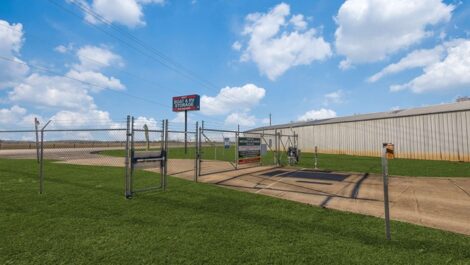 gated storage facility