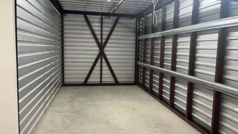 inside storage unit