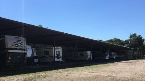 RVs covered parking