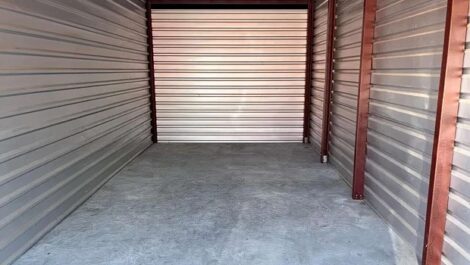 inside a storage unit