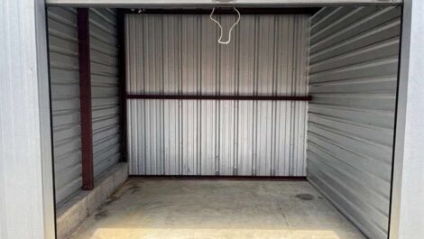 opened storage unit