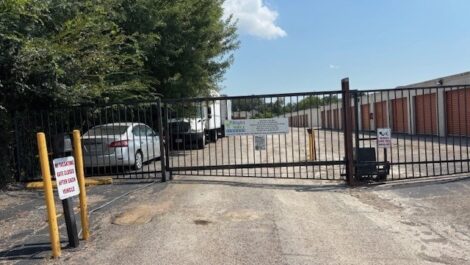 secure, gated entry Burke Self Storage