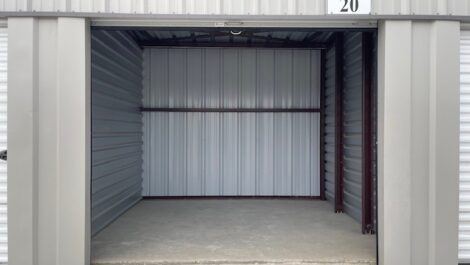 inside storage unit Christian Road Storage