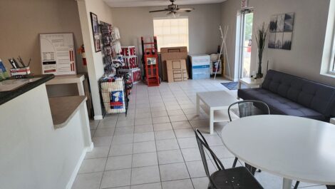 Clear Lake Storage office area