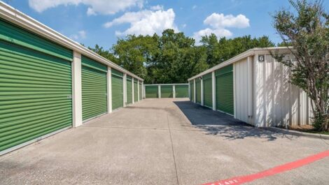 Right Move Storage - Wylie green doors to drive up storage units